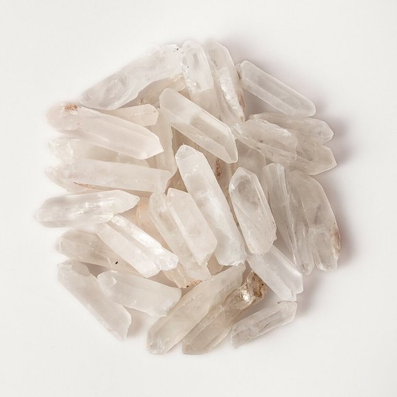 1/2 lb Medium Raw Quartz Crystal Points Natural Gemstone Mineral Rough Specimens - Picture 2 of 6